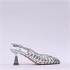 Una Healy Cold Heart Cut Out Heel - Chrome